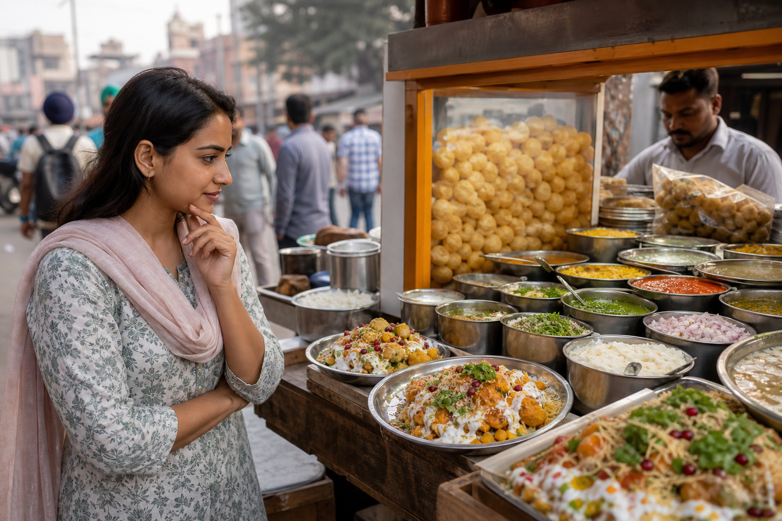 What should you ask before choosing Street style chaat?