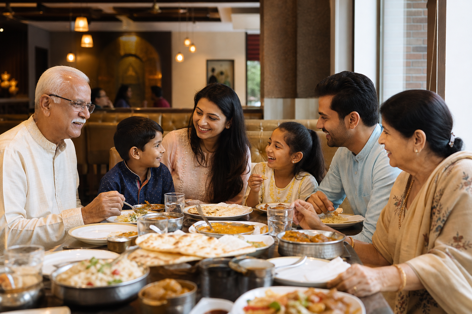 How to choose family dining Brampton that works for kids and grandparents