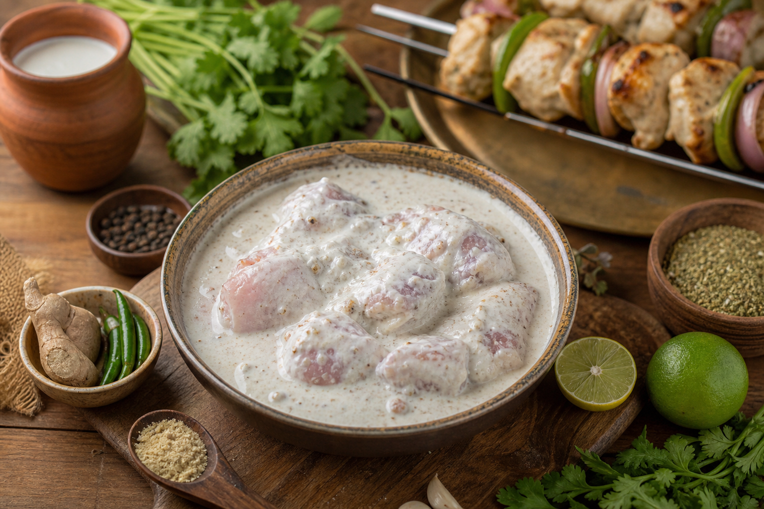 How do you make malai tikka marinade?